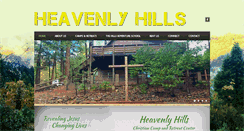 Desktop Screenshot of heavenlyhillscamp.org